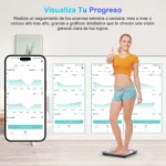 Healthkeep báscula de baño inteligente Bluetooth con 13 mediciones