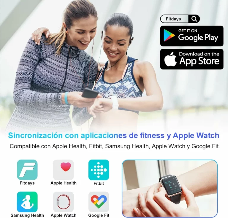 Healthkeep báscula de baño inteligente Bluetooth con 13 mediciones