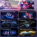 Hisense 85E7S Pro Smart TV 85" Hi-QLED 144 Hz