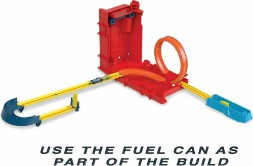 Hot Wheels Caja de Acrobacias Track Builder Unlimited con Coche