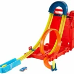 Hot Wheels Caja de Acrobacias Track Builder Unlimited con Coche