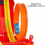 Hot Wheels Caja de Acrobacias Track Builder Unlimited con Coche