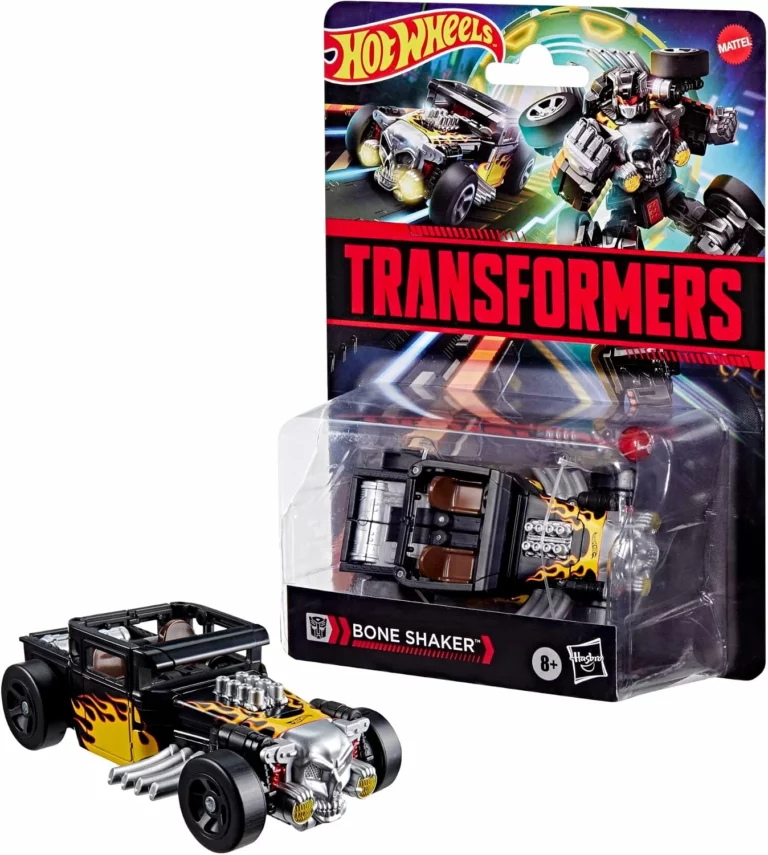 Hot Wheels x Transformers Bone Shaker figura convertible