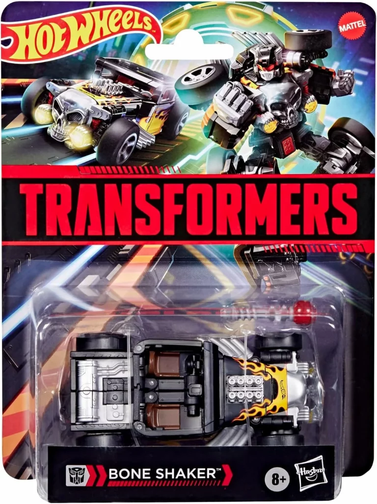 Hot Wheels x Transformers Bone Shaker figura convertible