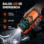 JDMCAR Arrancador de batería con compresor 4 en 1