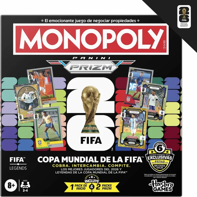 Juego de mesa Monopoly Panini Prizm Copa Mundial FIFA 2026