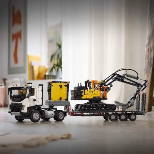 LEGO Technic Volvo FMX y excavadora EC230