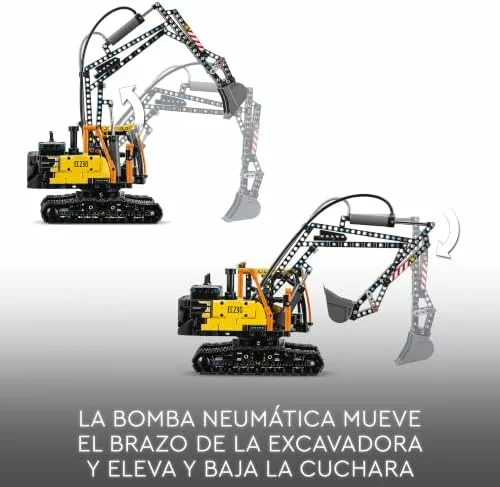 LEGO Technic Volvo FMX y excavadora EC230