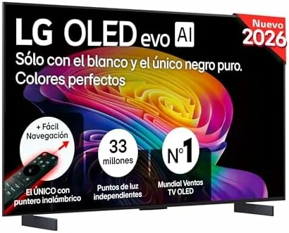LG OLED48C64LA Smart TV OLED evo 48 pulgadas 4K