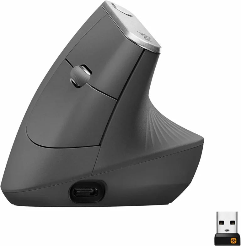 Logitech MX Vertical ratón inalámbrico ergonómico