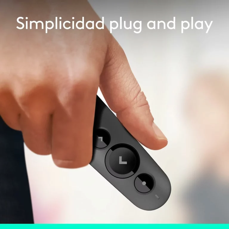 Logitech R500s presentador láser Bluetooth y USB