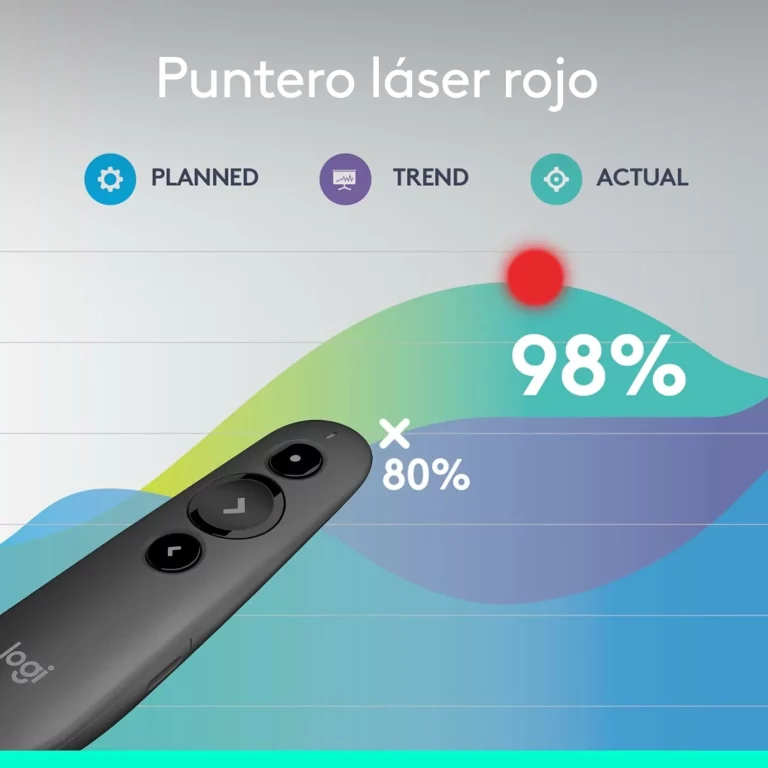 Logitech R500s presentador láser Bluetooth y USB