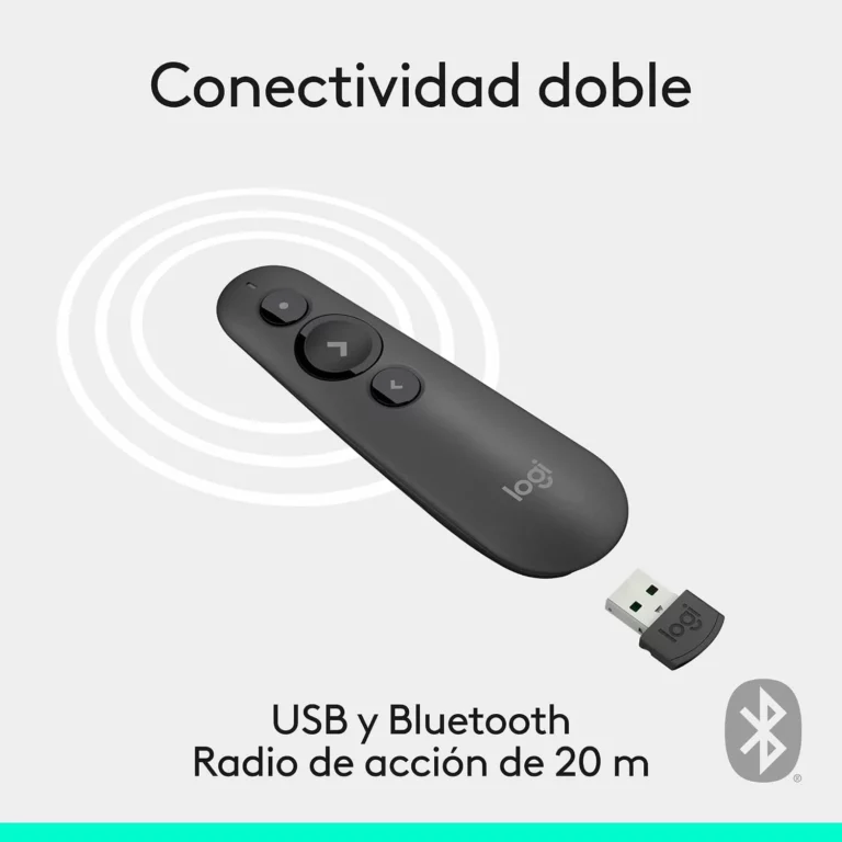 Logitech R500s presentador láser Bluetooth y USB