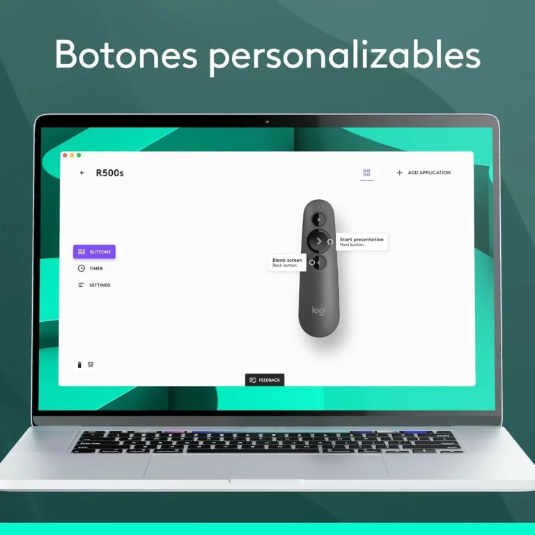Logitech R500s presentador láser Bluetooth y USB