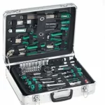 Maletín de herramientas Mannesmann M29075 de aluminio, 108 piezas
