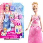 Mattel Disney Princesas Cenicienta muñeca 2 en 1