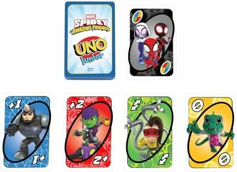 Mattel Games UNO Junior Marvel Spidey