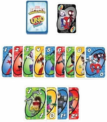Mattel Games UNO Junior Marvel Spidey