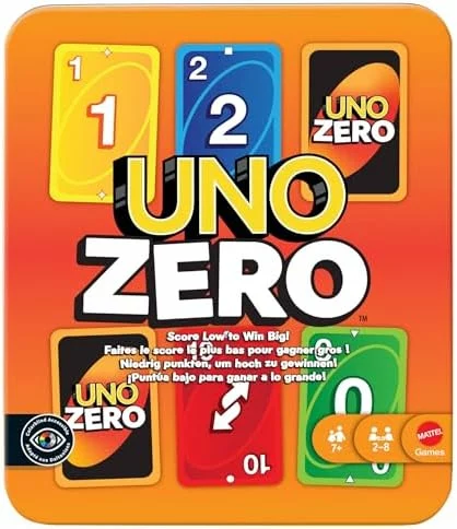 Mattel Games UNO Zero en lata metálica