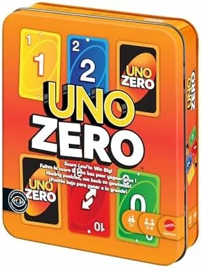 Mattel Games UNO Zero en lata metálica