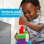 Mega Bloks First Builders bolsa grande de bloques azul