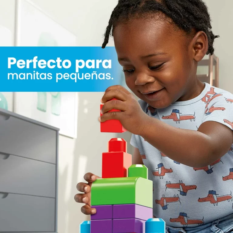 Mega Bloks First Builders bolsa grande de bloques azul