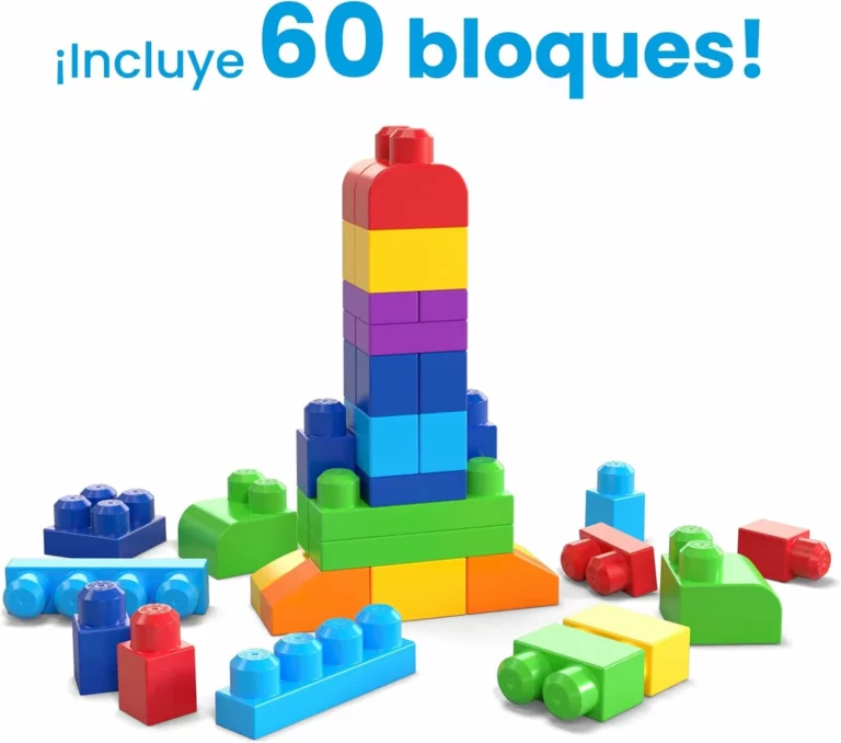 Mega Bloks First Builders bolsa grande de bloques azul