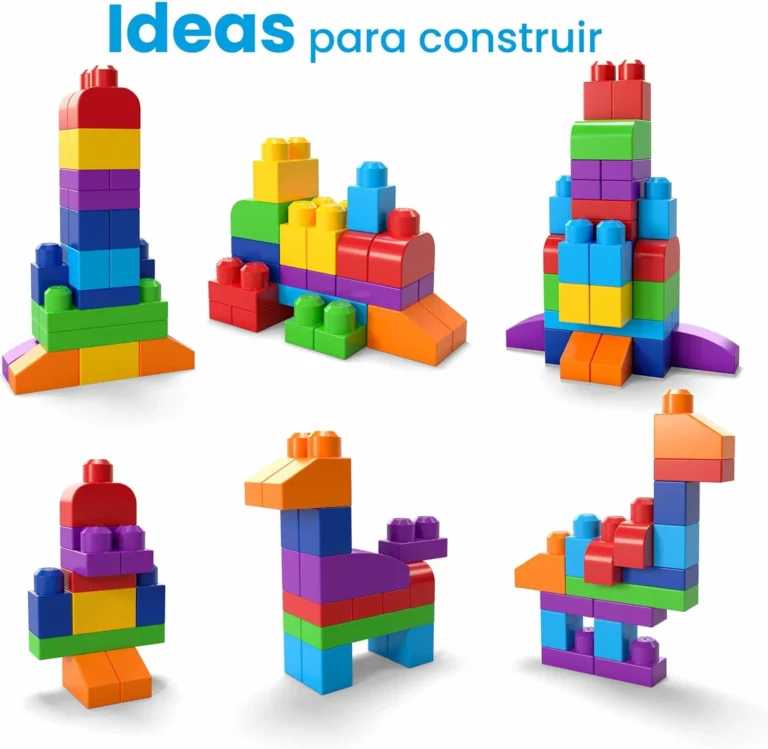 Mega Bloks First Builders bolsa grande de bloques azul