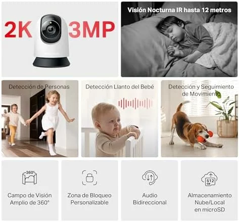 MERCUSYS MC210 cámara de vigilancia WiFi 360° 2K
