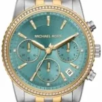 Michael Kors Bryant MK7582 - Reloj de Acero Inoxidable de Dos Tonos para Mujer, 35 mm