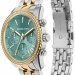 Michael Kors Bryant MK7582 - Reloj de Acero Inoxidable de Dos Tonos para Mujer, 35 mm