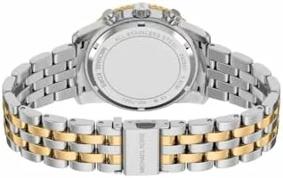 Michael Kors Bryant MK7582 – Reloj de Acero Inoxidable de Dos Tonos para Mujer, 35 mm