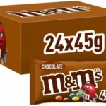 M&Ms Chocolate Grageas De Colores Con Leche Caja De 24 Bolsas De 45g