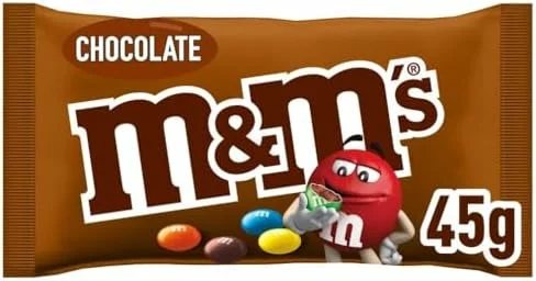 M&Ms Chocolate Grageas De Colores Con Leche Caja De 24 Bolsas De 45g