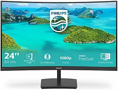 Monitor curvo Philips 241E1SCA 24 pulgadas