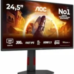 Monitor gaming AOC Q25G4SR 25 pulgadas QHD 300 Hz