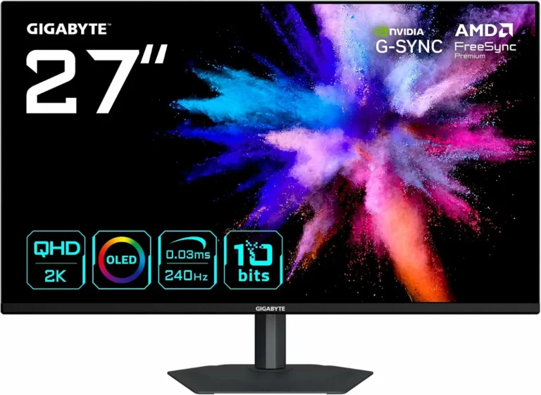 Monitor gaming Gigabyte GO27Q24A OLED 27 pulgadas QHD 240 Hz