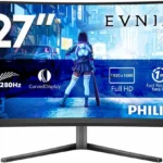 Monitor gaming Philips Evnia 27M2C5200W curvo de 27 pulgadas y 280 Hz