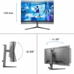 Monitor gaming Philips Evnia 27M2C5200W curvo de 27 pulgadas y 280 Hz