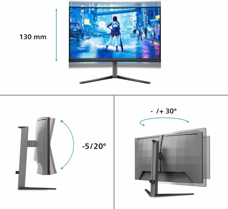 Monitor gaming Philips Evnia 27M2C5200W curvo de 27 pulgadas y 280 Hz