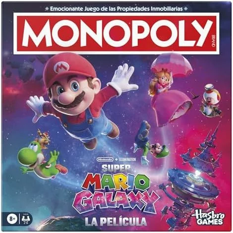 Monopoly Super Mario Galaxy La Película juego de mesa