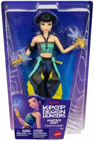 Muñeca de moda Zoey HUNTR/X de Las guerreras K-pop