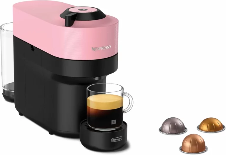 Nespresso De’Longhi Vertuo Pop cafetera de cápsulas rosa