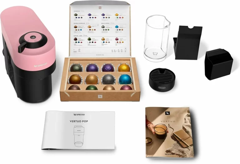 Nespresso De’Longhi Vertuo Pop cafetera de cápsulas rosa