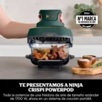 Ninja CRISPi freidora de aire portátil 4 en 1 con 3 recipientes de cristal