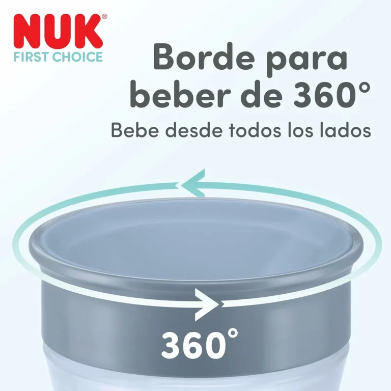 NUK First Choice set para aprender a beber, vaso mágico y vaso con pajita 230 ml