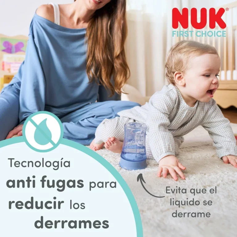 NUK First Choice set para aprender a beber, vaso mágico y vaso con pajita 230 ml