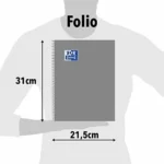Oxford cuaderno A4 cuadrícula 4x4