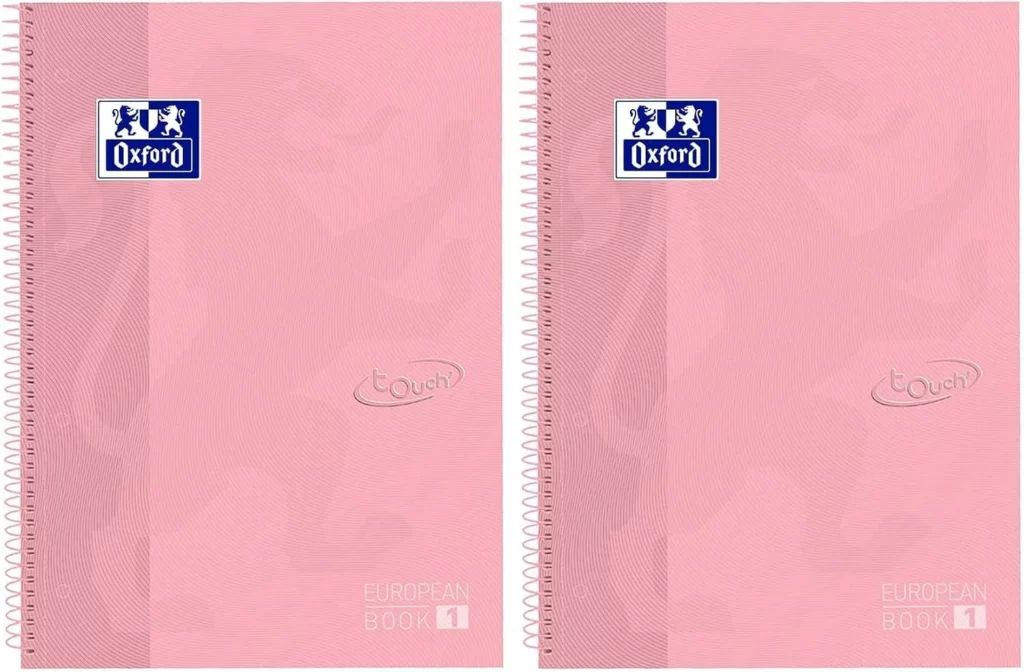 Oxford Europeanbook 1 cuaderno A4+ cuadrícula 5x5, pack de 2