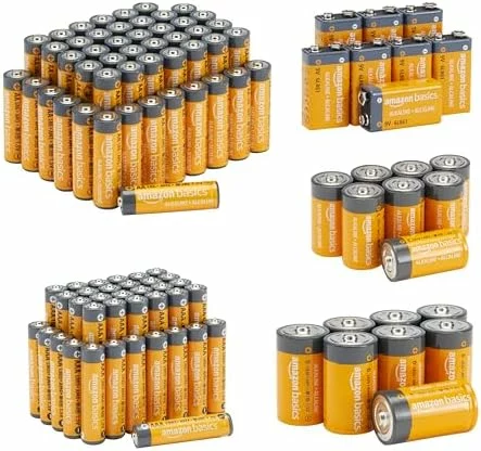 Pack ahorro Amazon Basics de 108 pilas alcalinas